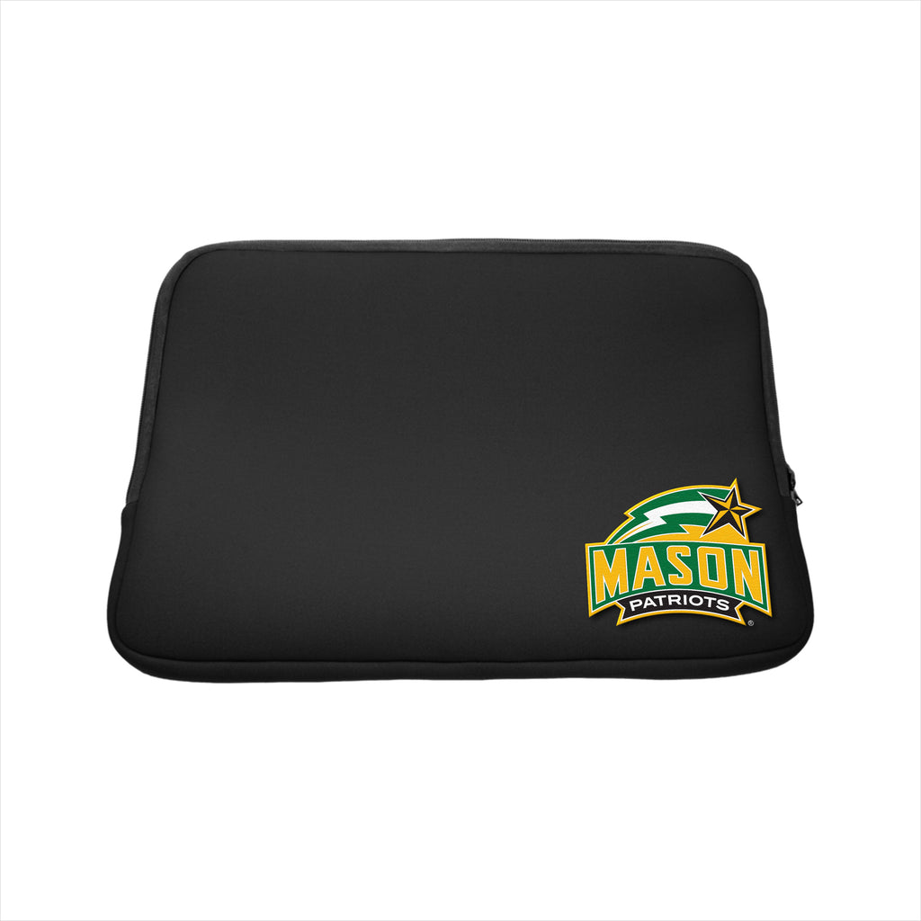 George Mason University Black Laptop Sleeve, Classic - 15"