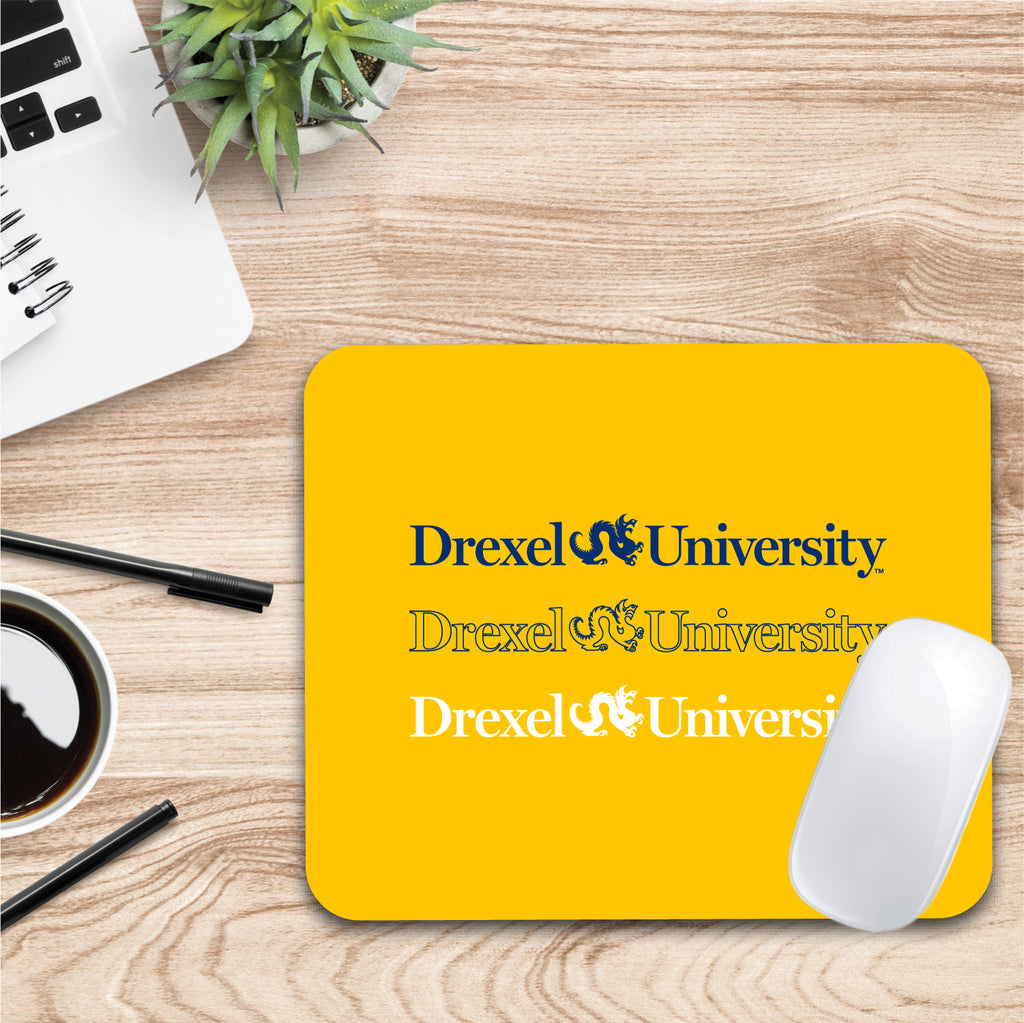 Drexel University Triple Wordmark Mouse Pad (OC-DREX2-MH39A)