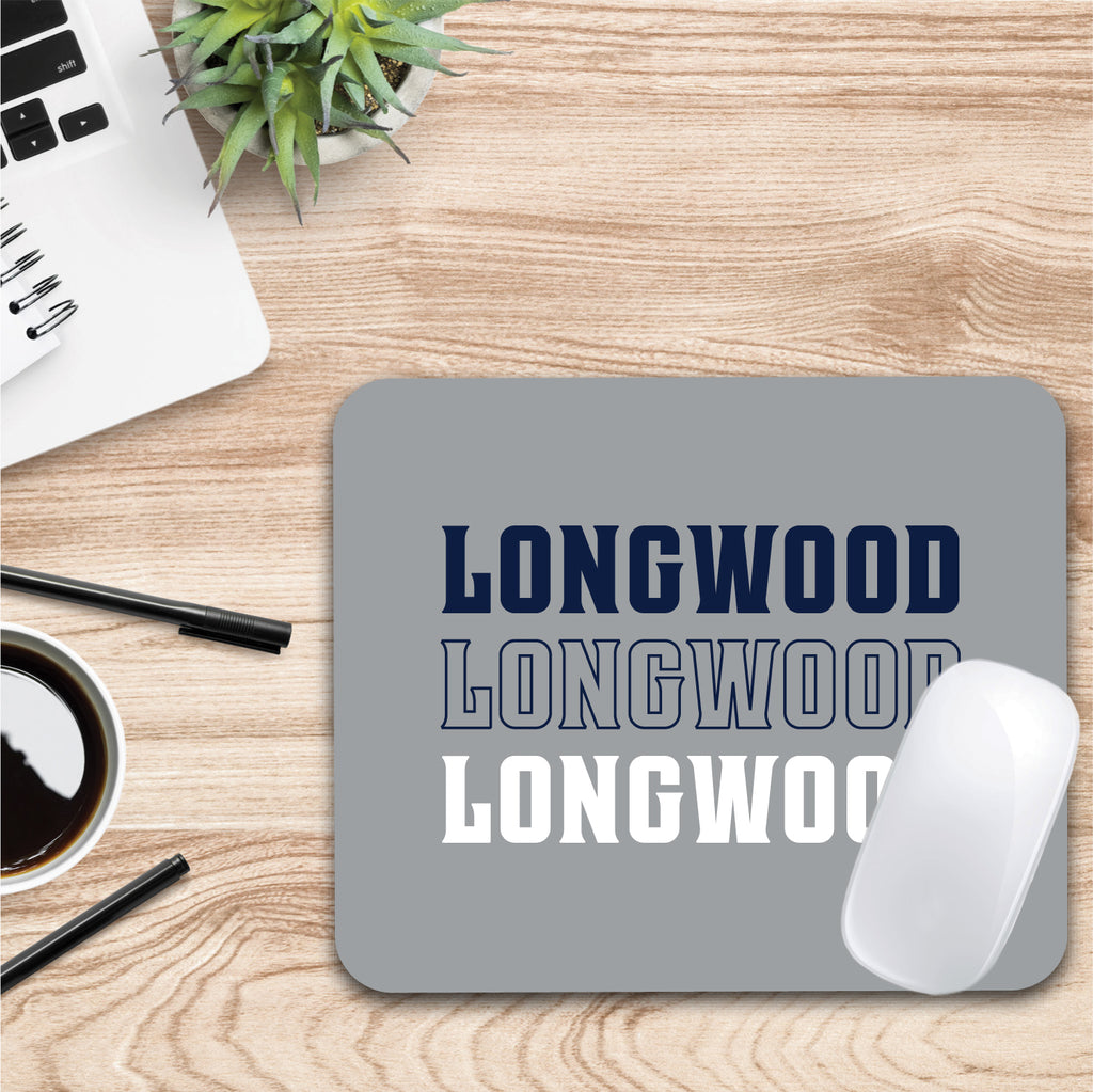 Longwood University Triple Wordmark Mouse Pad (OC-LGU-MH39A)