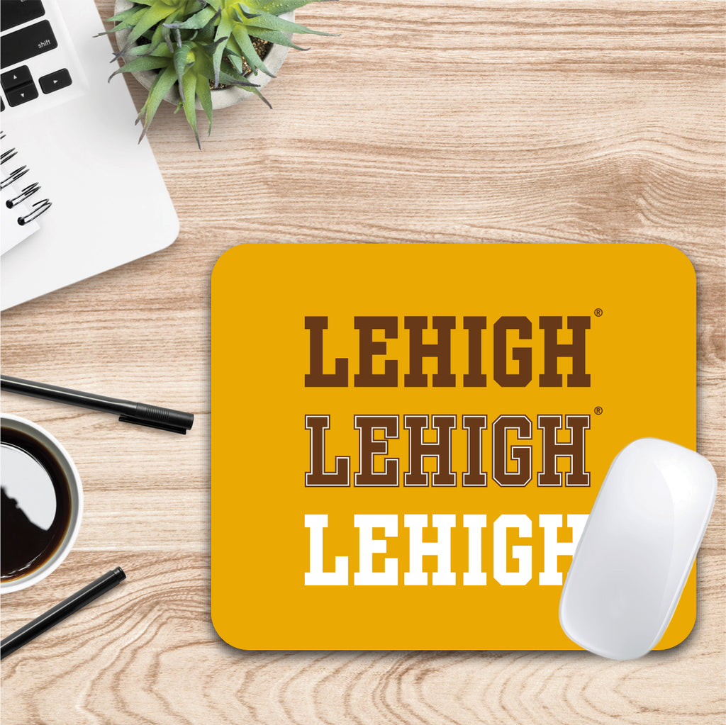 Lehigh University Triple Wordmark Mouse Pad (OC-LHU2-MH39A)