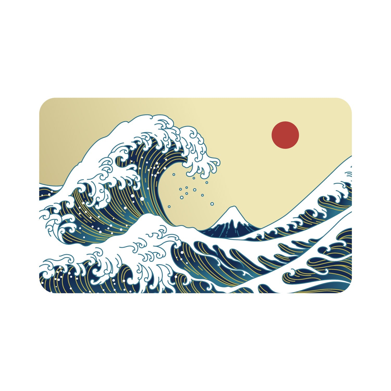 Prints Series Mouse Pad, The Wave