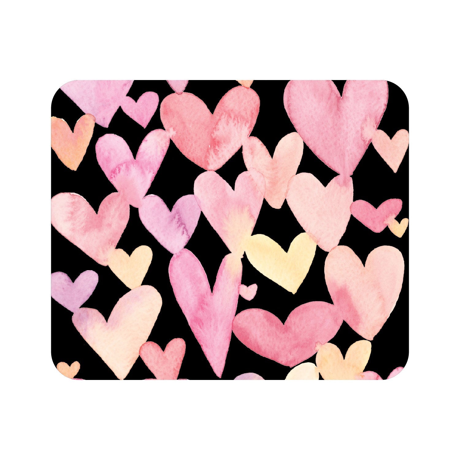 Prints Series Mouse Pad, So Many Hearts