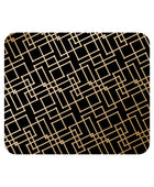 OTM Essentials Prints Series Mouse Pad, Geometric Gold