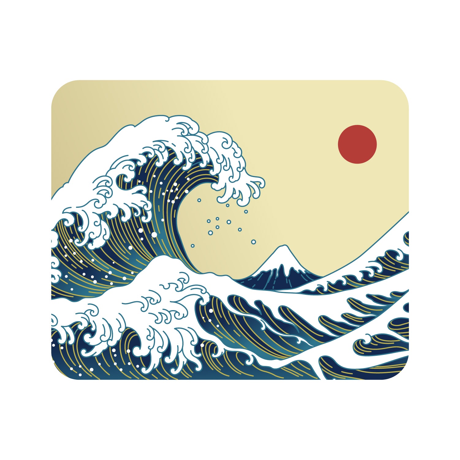 Mouse Pad, The Wave