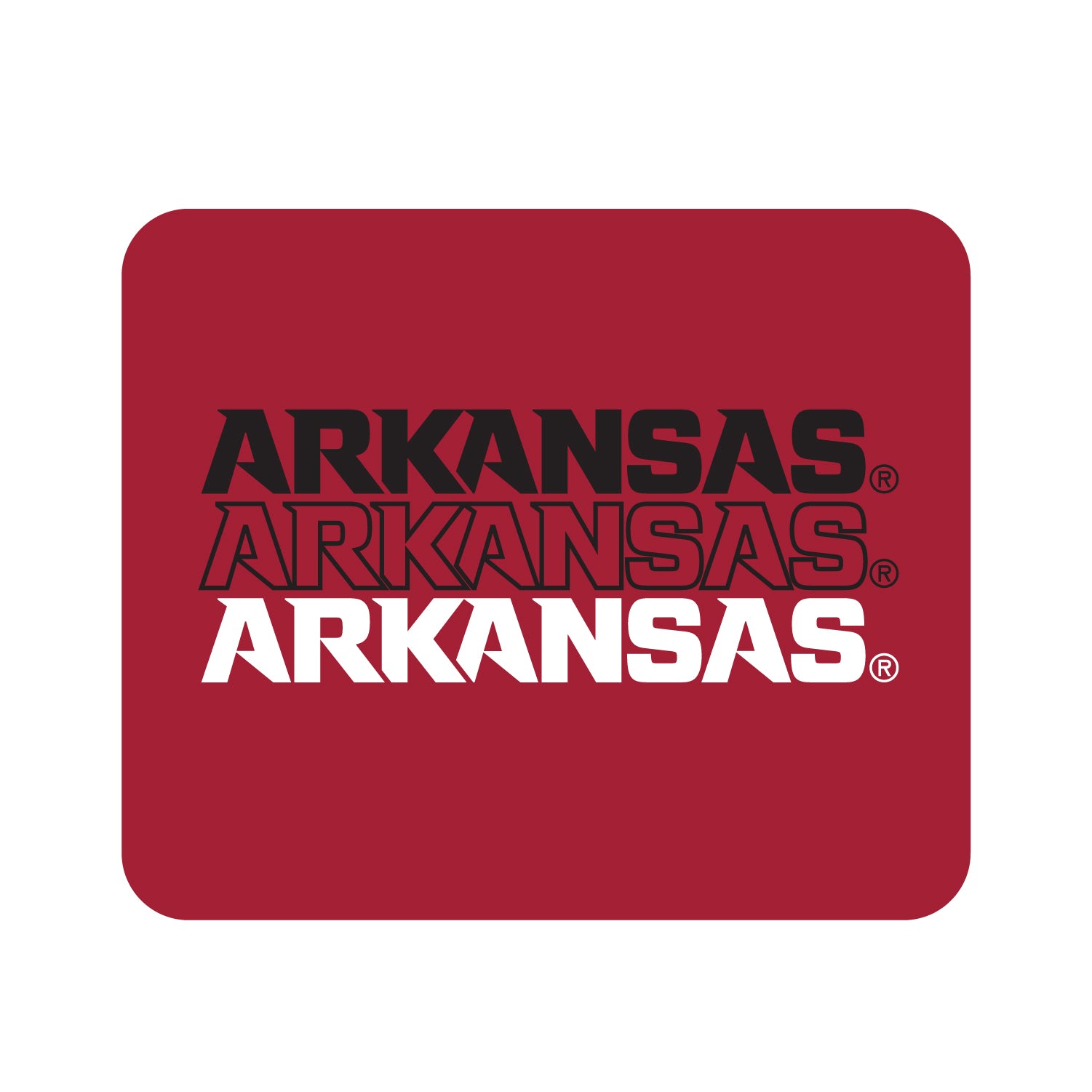 Mouse Pad, Fabric, University of Arkansas - Fayetteville