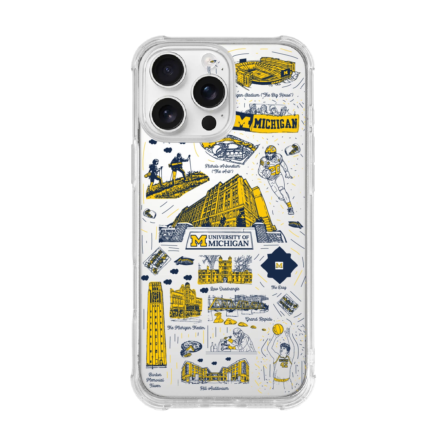 Phone Case, Tough Edge, University of Michigan