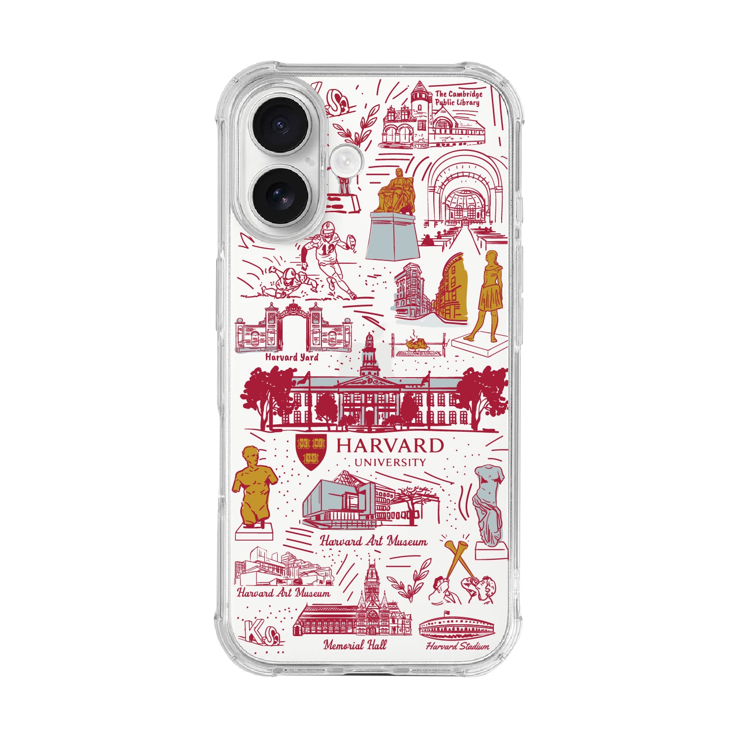 Phone Case, Tough Edge, Harvard University