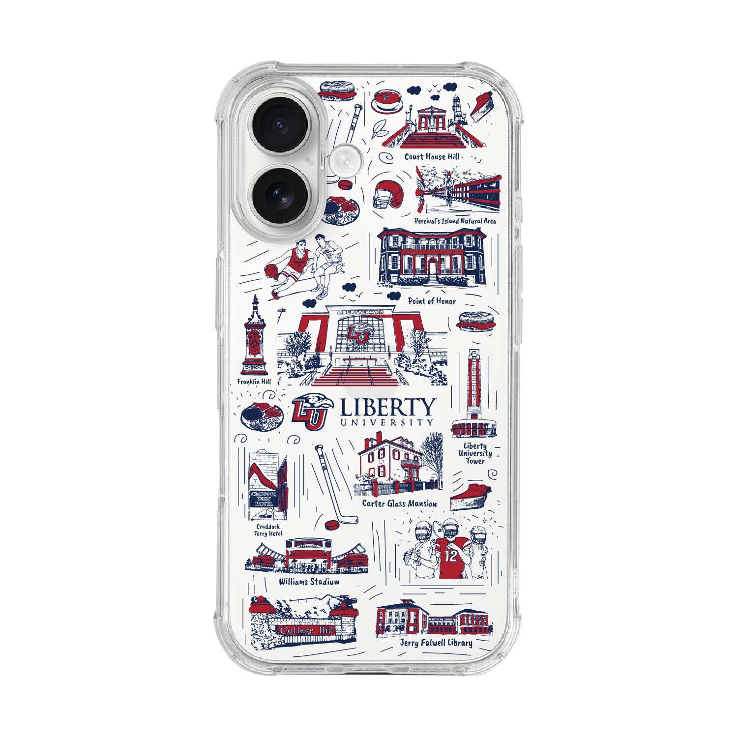 Phone Case, Tough Edge, Liberty University