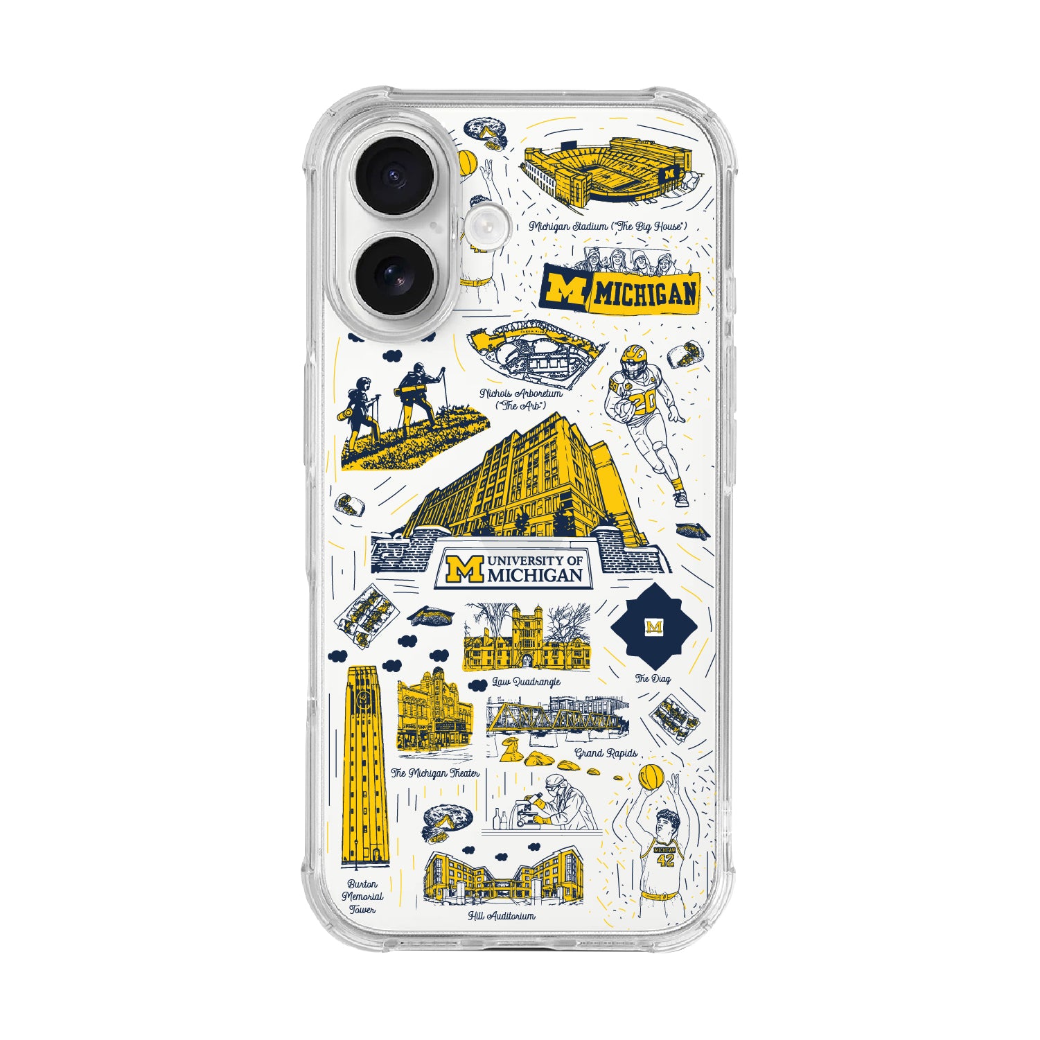 Phone Case, Tough Edge, University of Michigan