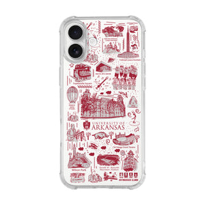 Phone Case, Tough Edge, University of Arkansas - Fayetteville