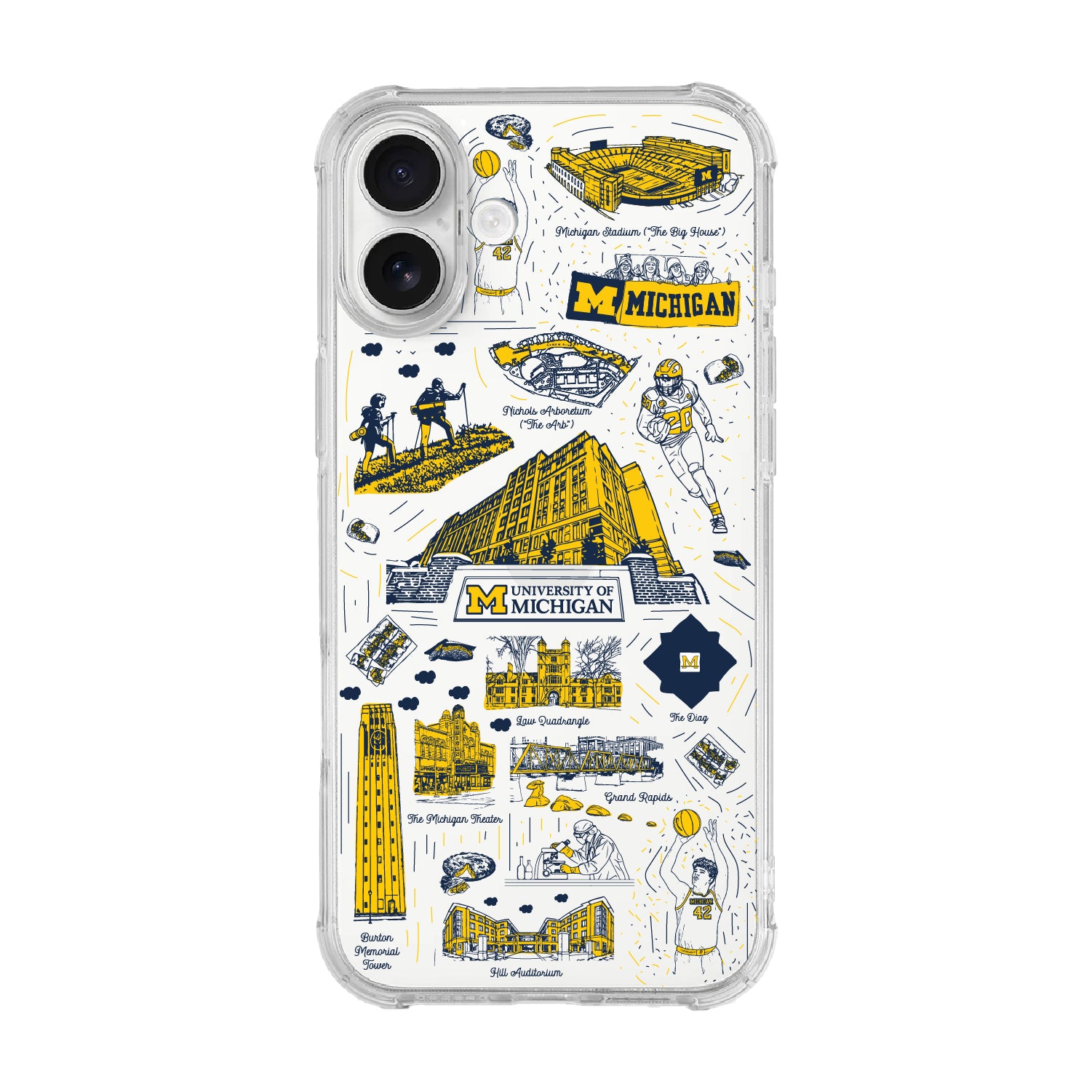 Phone Case, Tough Edge, University of Michigan