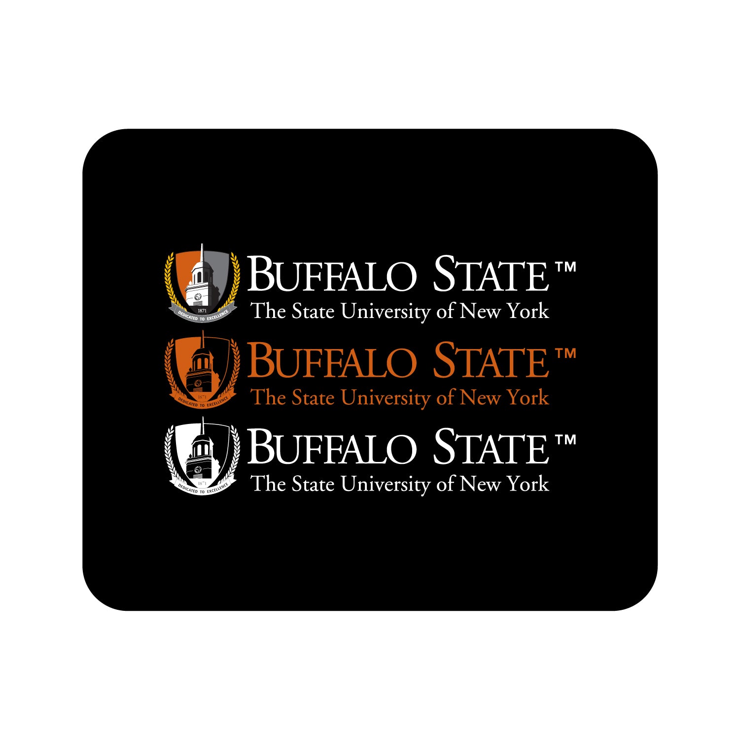 Mouse Pad, Fabric, Buffalo State College