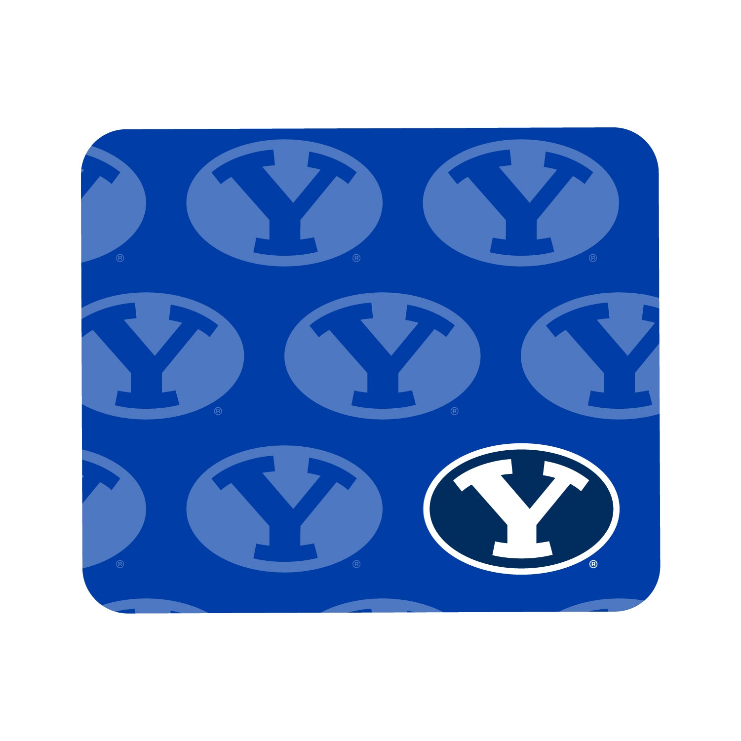 Mouse Pad, Fabric, Brigham Young University