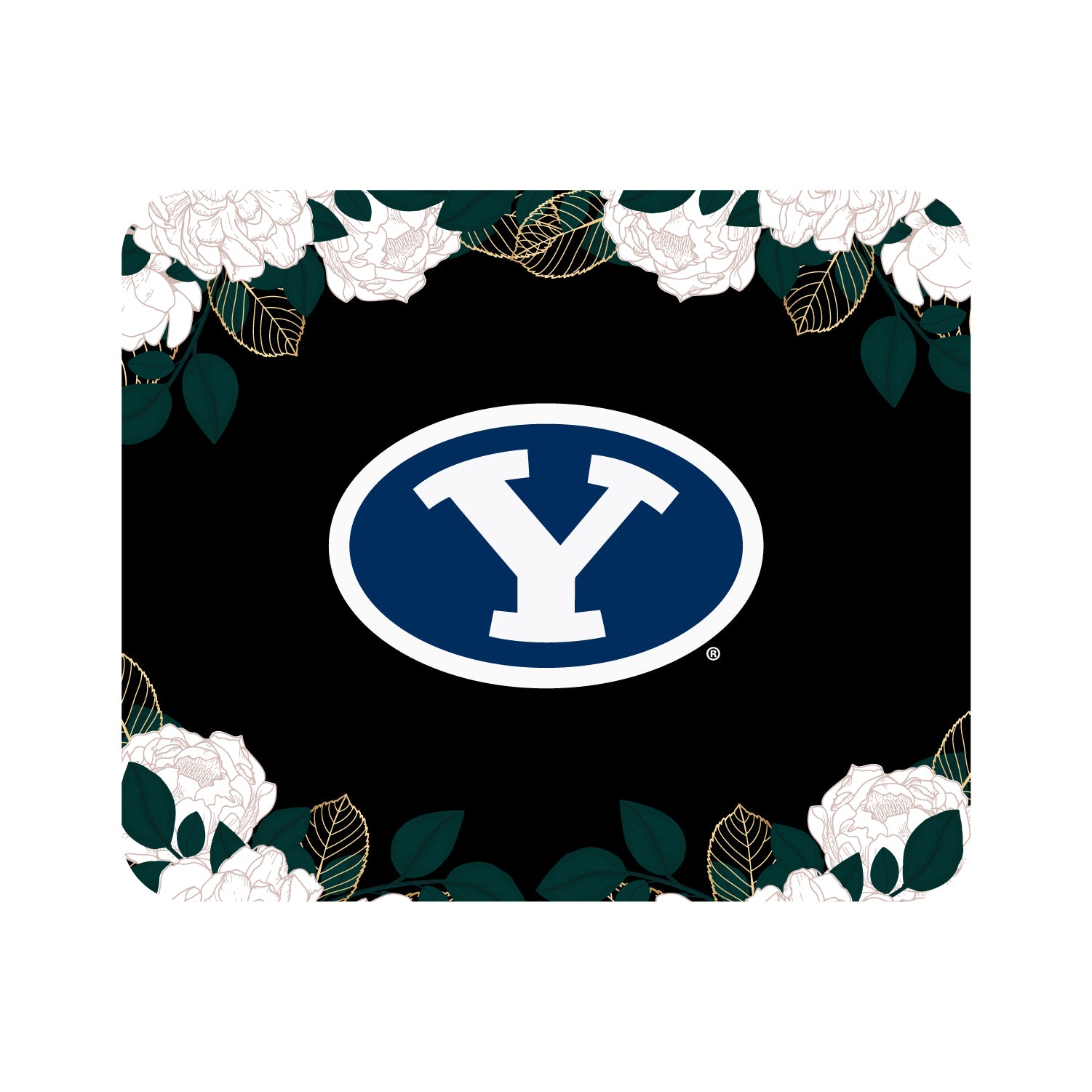 Mouse Pad, Fabric, Brigham Young University