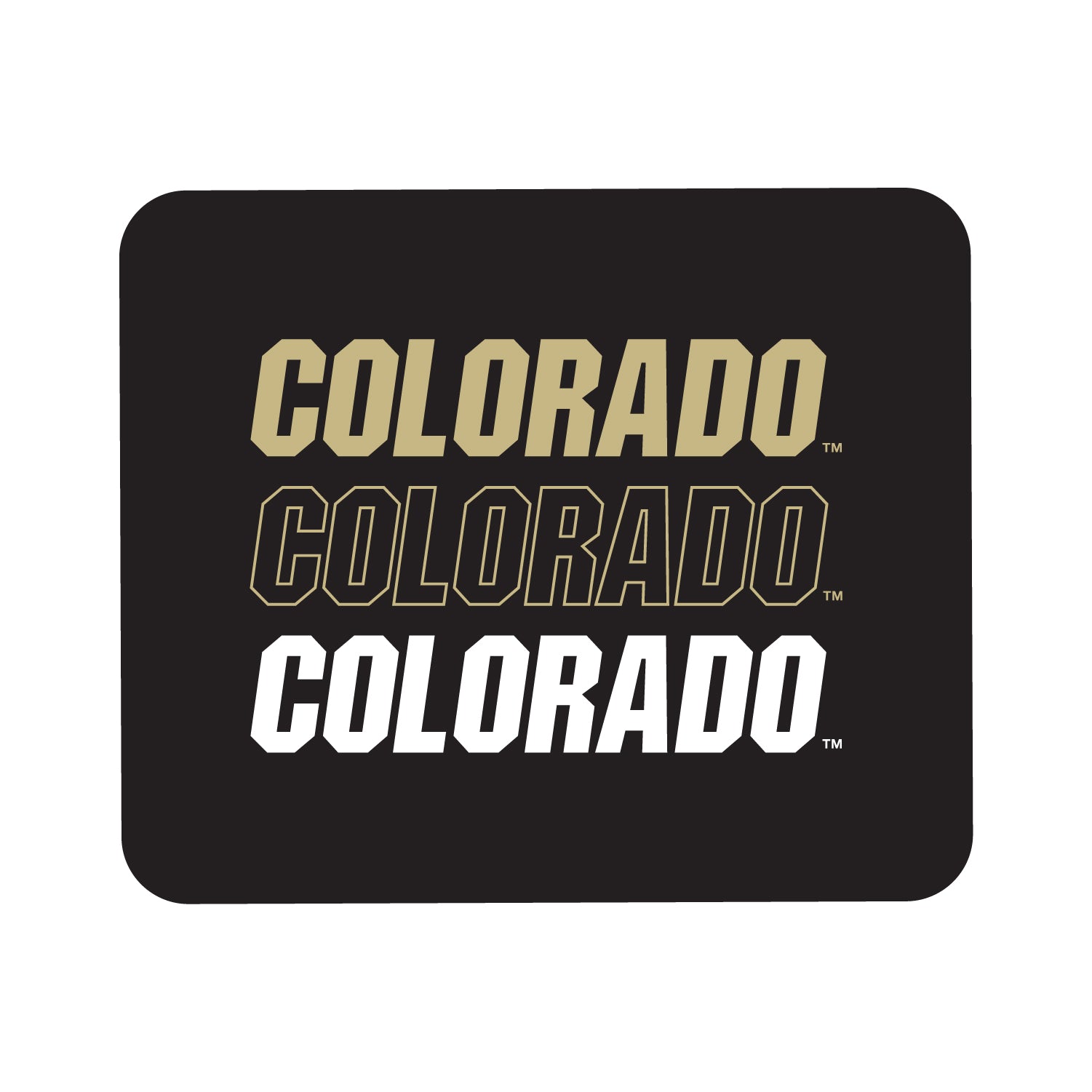 Mouse Pad, Fabric, University of Colorado