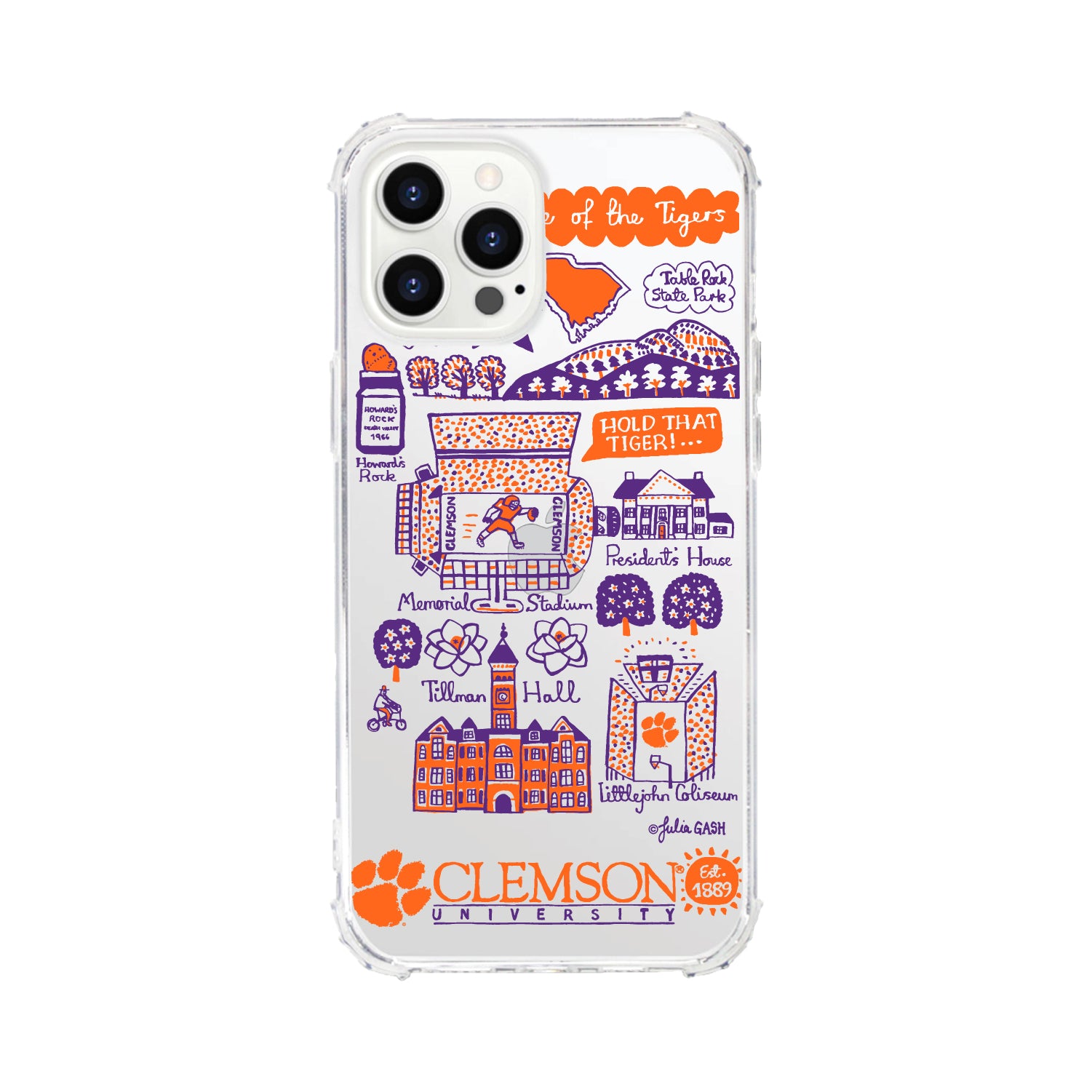 iPhone Case Clemson University | OTM Essentials