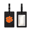 Luggage Tag, Faux Leather, Clemson University