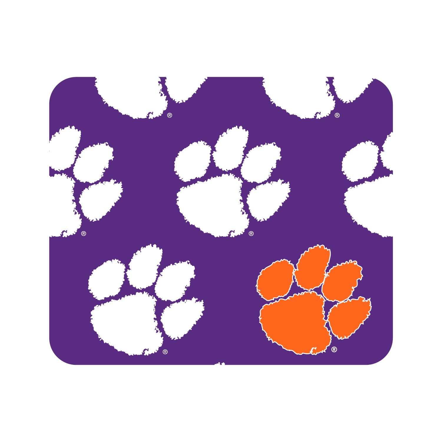 Mouse Pad, Fabric, Clemson University