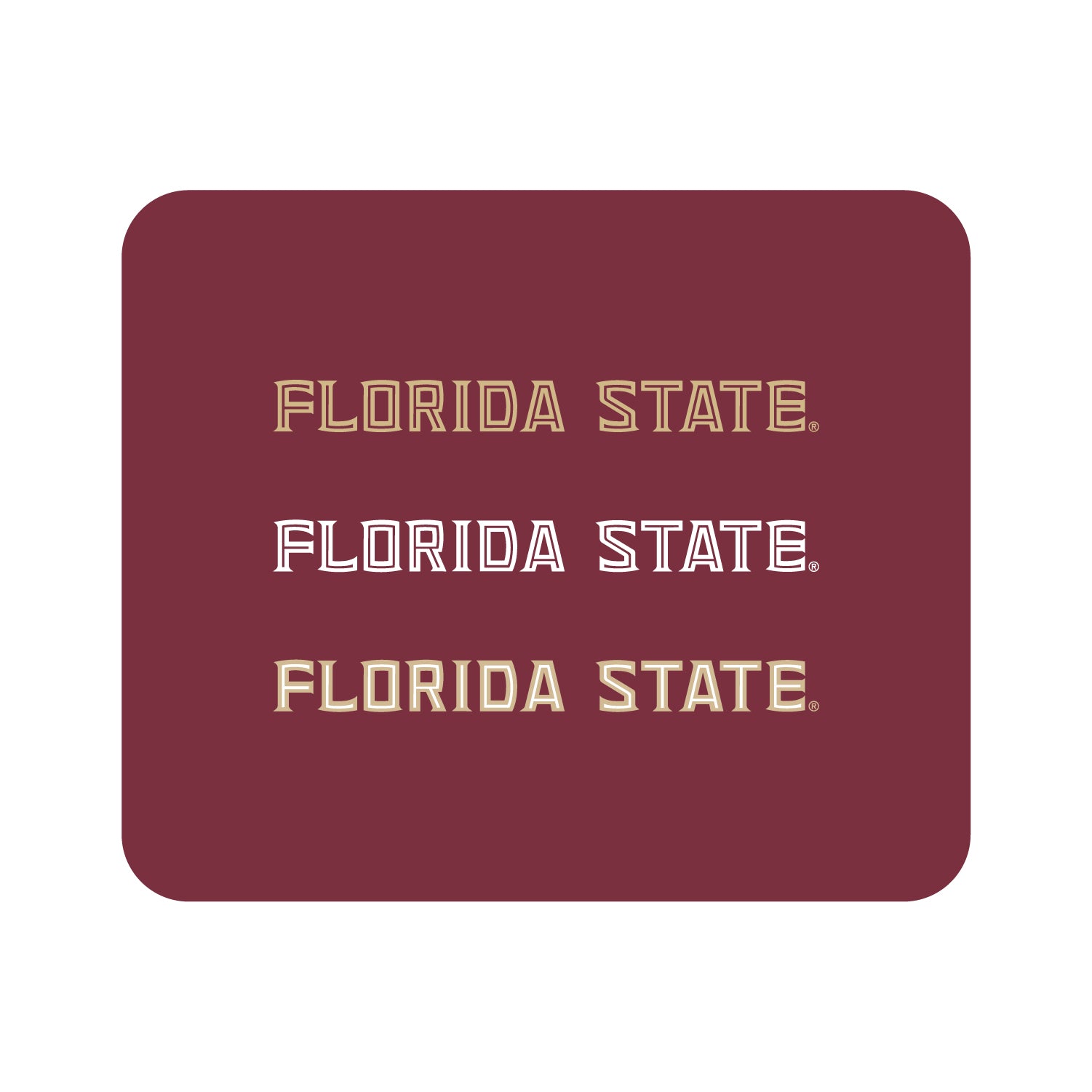 Mouse Pad, Fabric, Florida State University