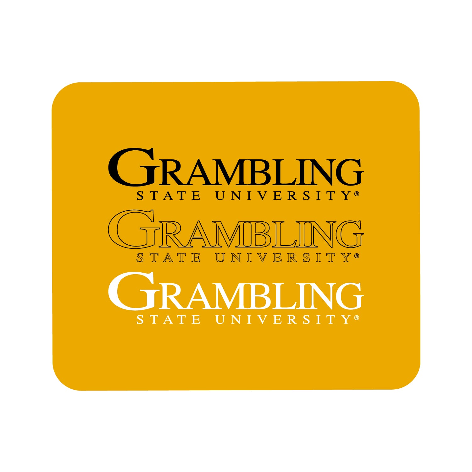 Mouse Pad, Fabric, Grambling State University