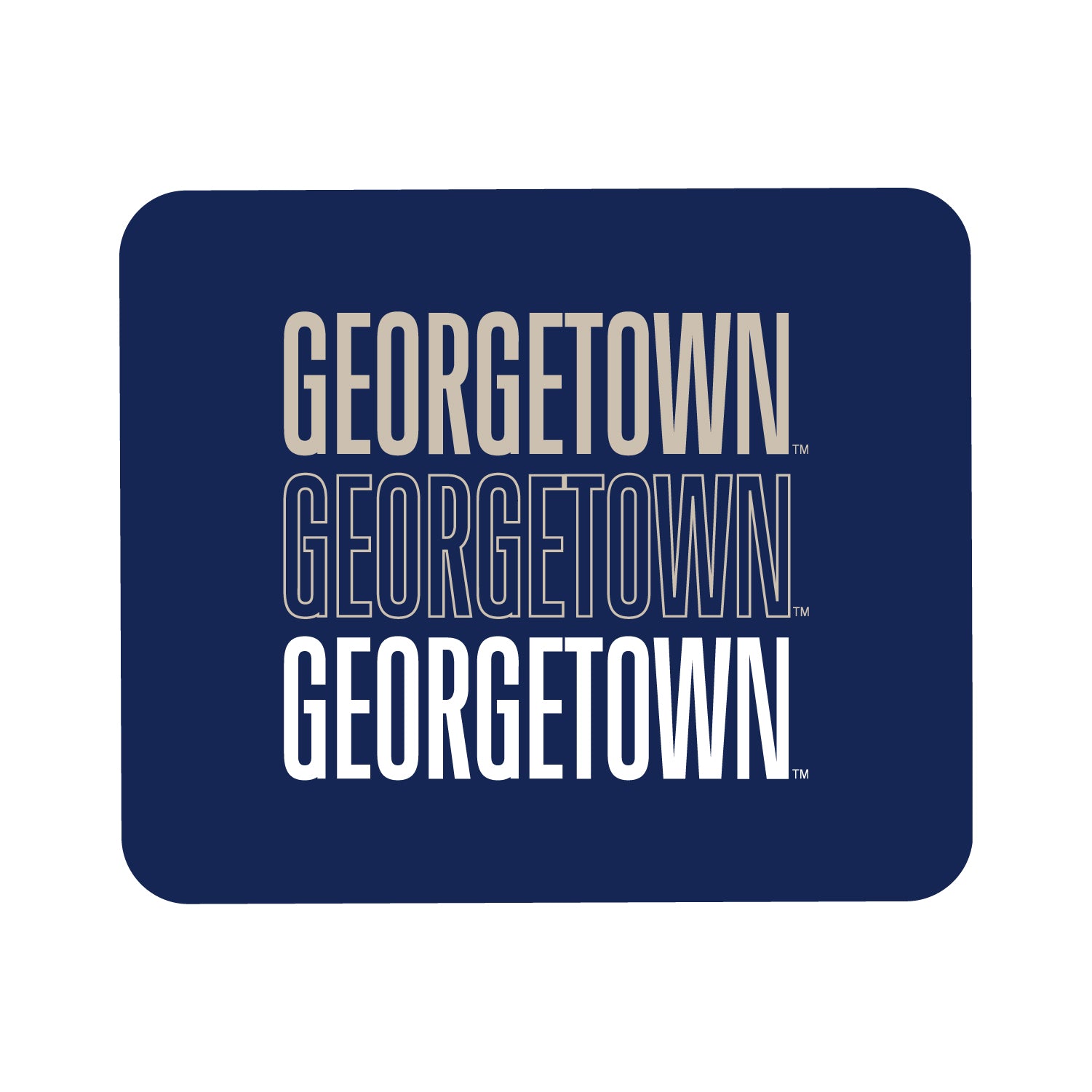 Mouse Pad, Fabric, Georgetown University