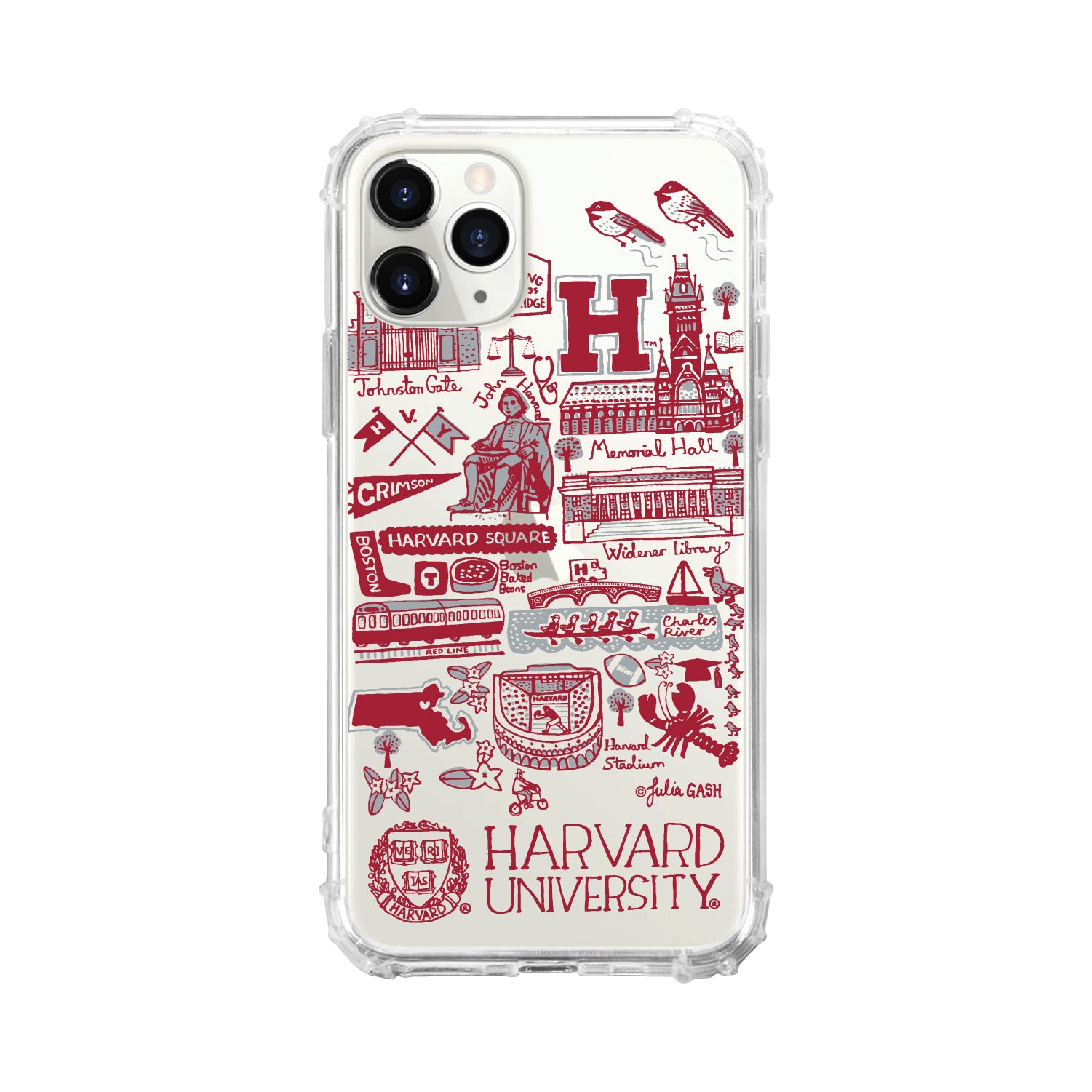 Phone Case, Tough Edge, Harvard University