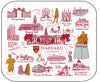 Mouse Pad, Fabric, Harvard University