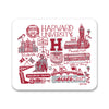 Mouse Pad, Fabric, Harvard University