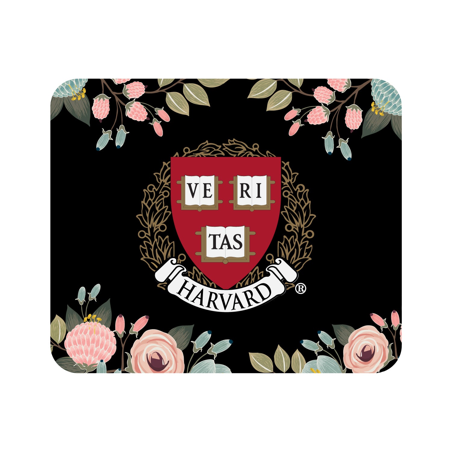 Mouse Pad, Fabric, Harvard University