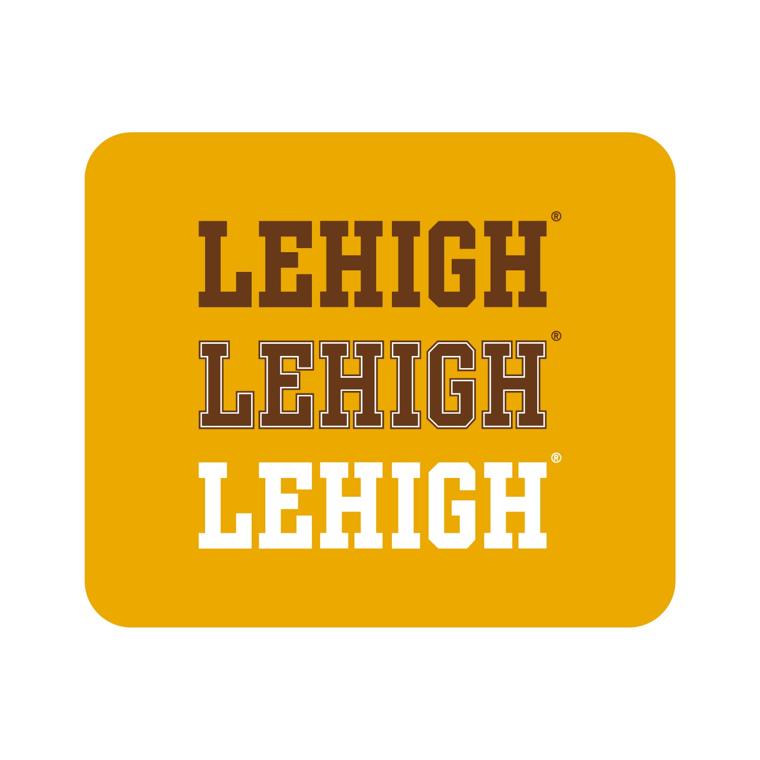 Mouse Pad, Fabric, Lehigh University