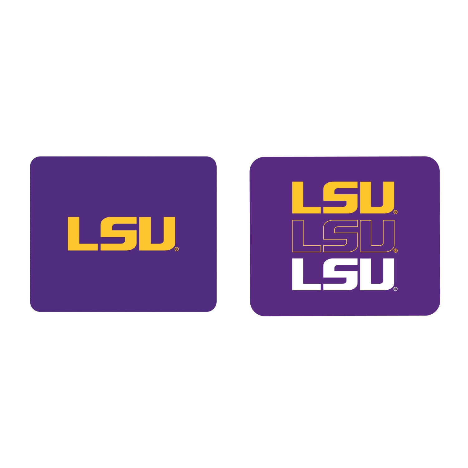 Mouse Pad, Fabric, Louisiana State University