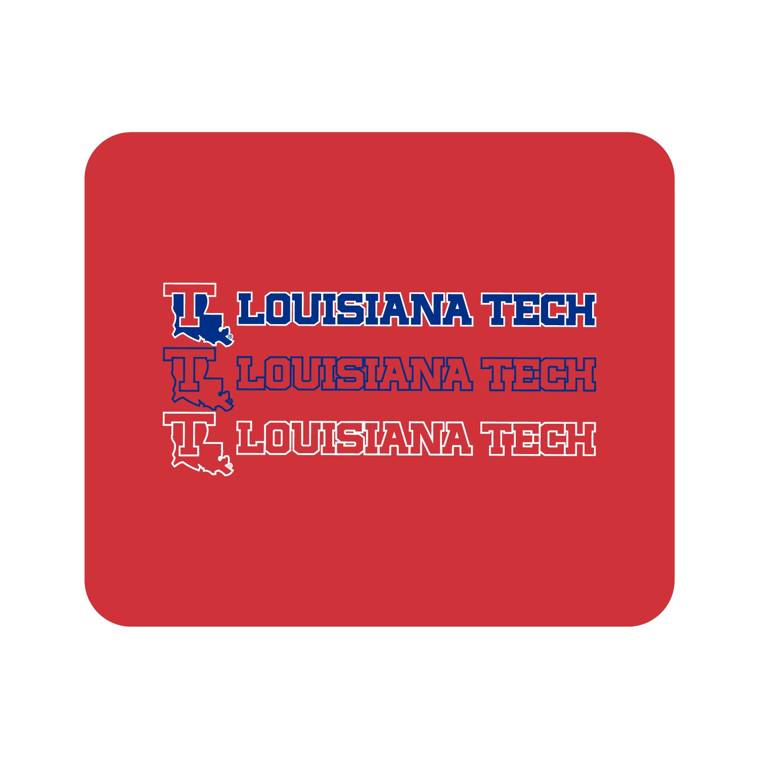 Mouse Pad, Fabric, Louisiana Tech