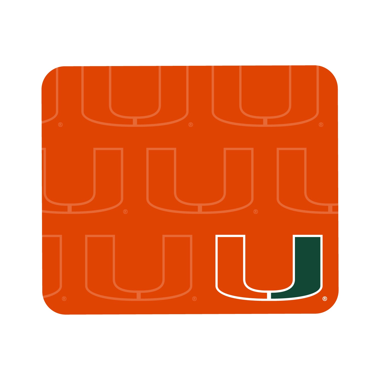 Mouse Pad, Fabric, University of Miami