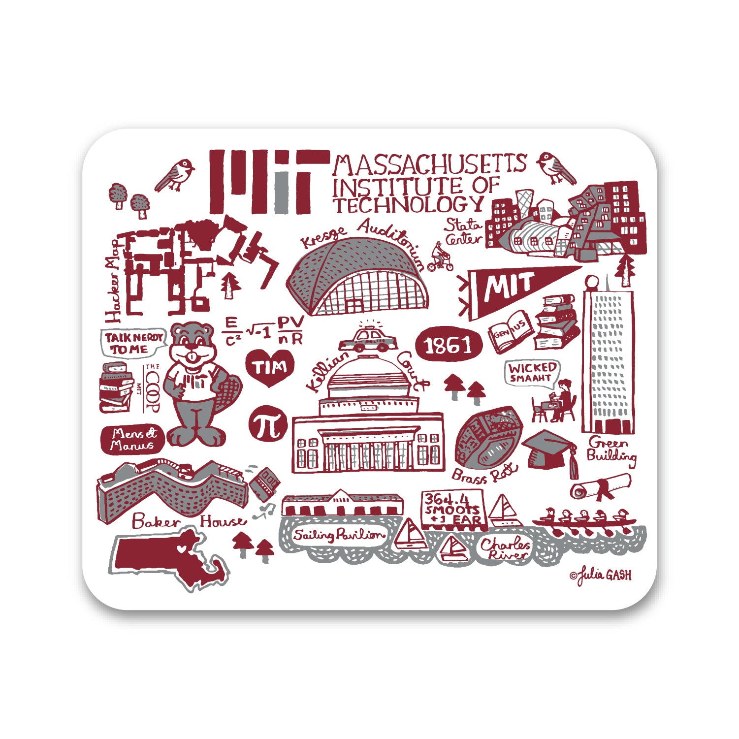 Mouse Pad, Fabric, MIT