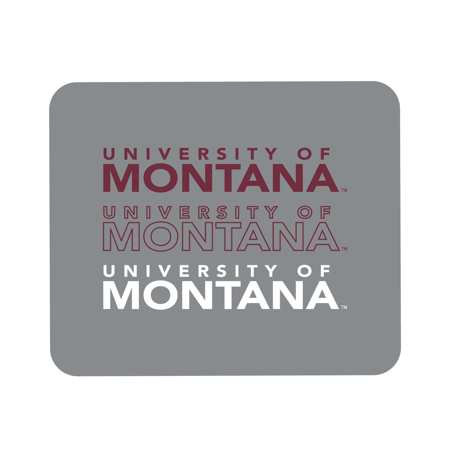 Mouse Pad, Fabric, University of Montana