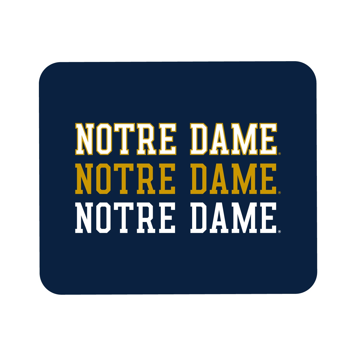 Mouse Pad, Fabric, University of Notre Dame