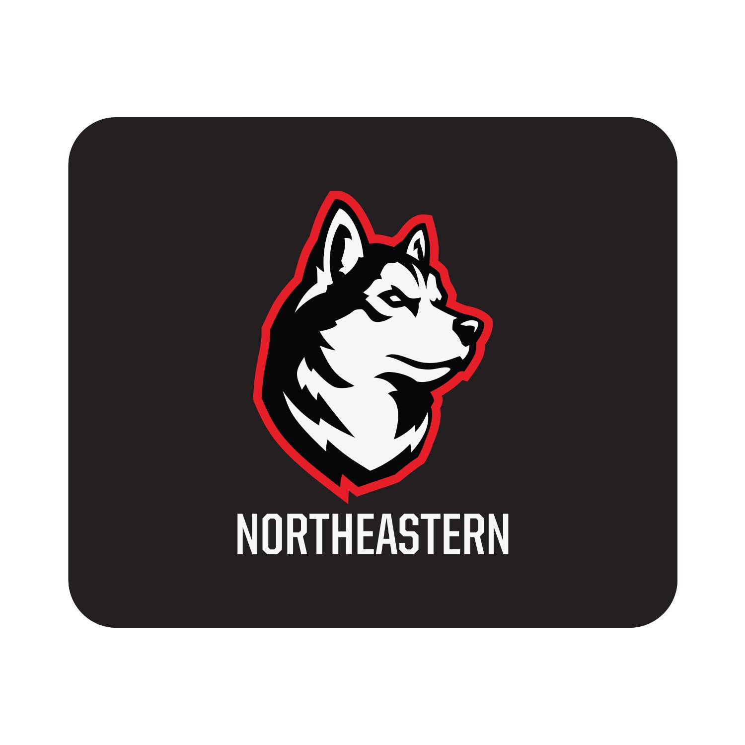 Mouse Pad, Fabric, Northeastern University