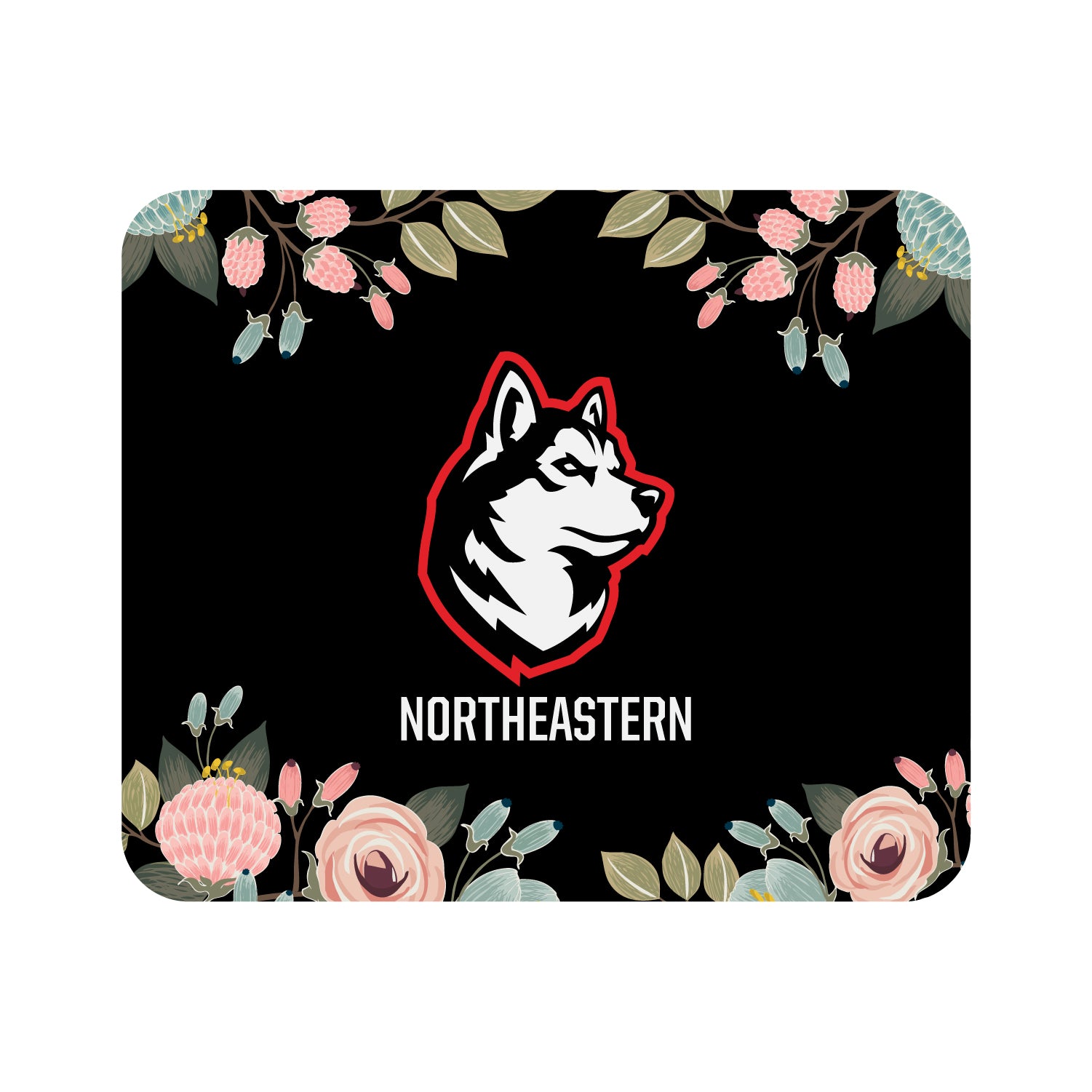 Mouse Pad, Fabric, Northeastern University