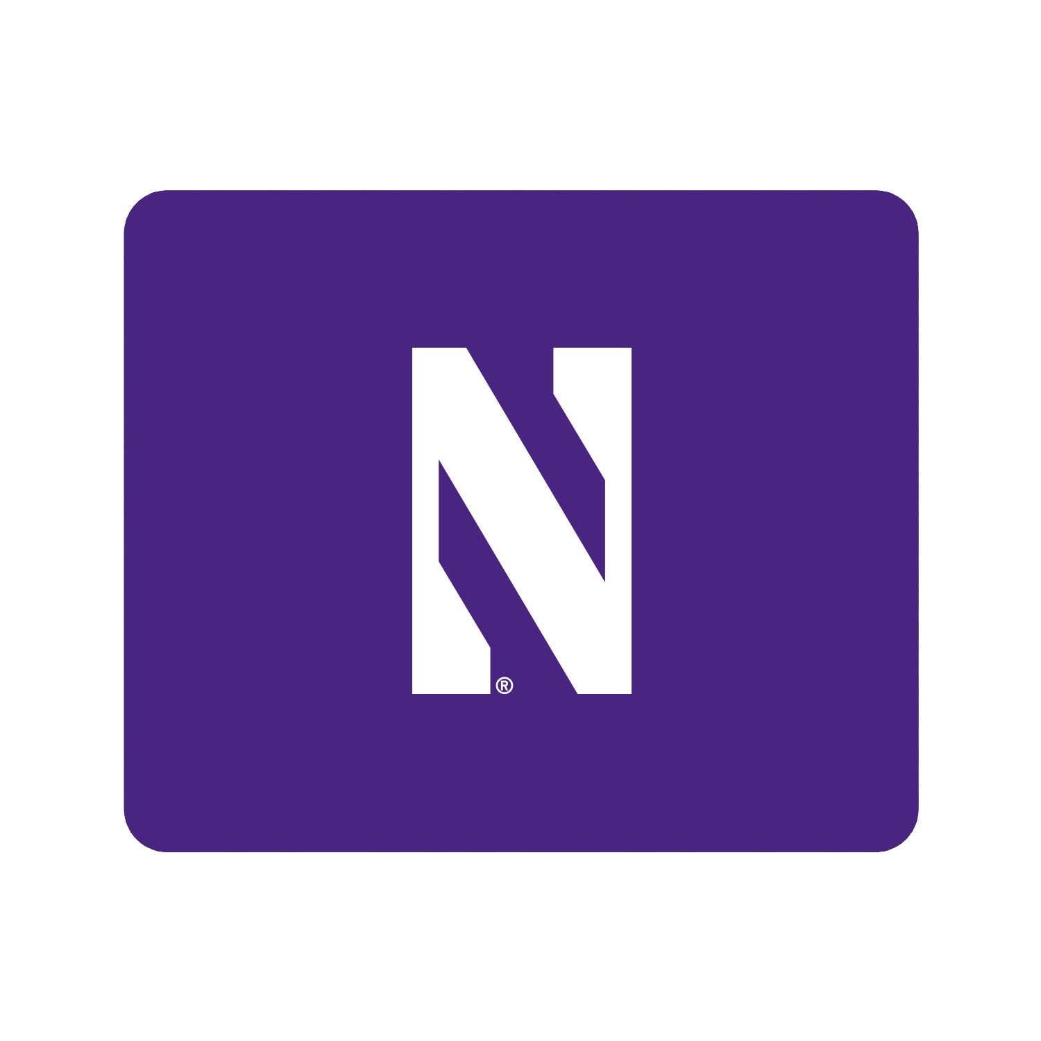 Mouse Pad, Fabric, Northwestern University