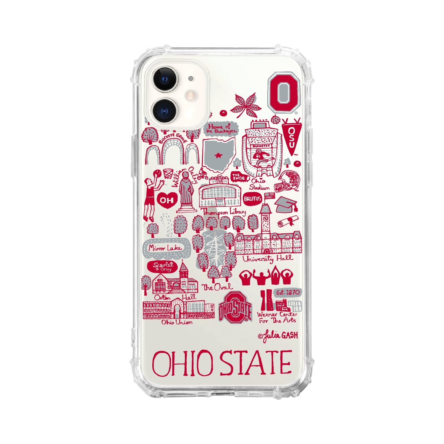 Phone Case, Tough Edge, Ohio State University