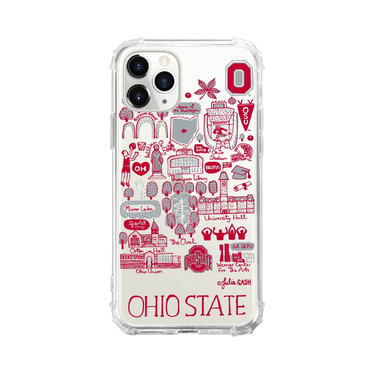 Phone Case, Tough Edge, Ohio State University