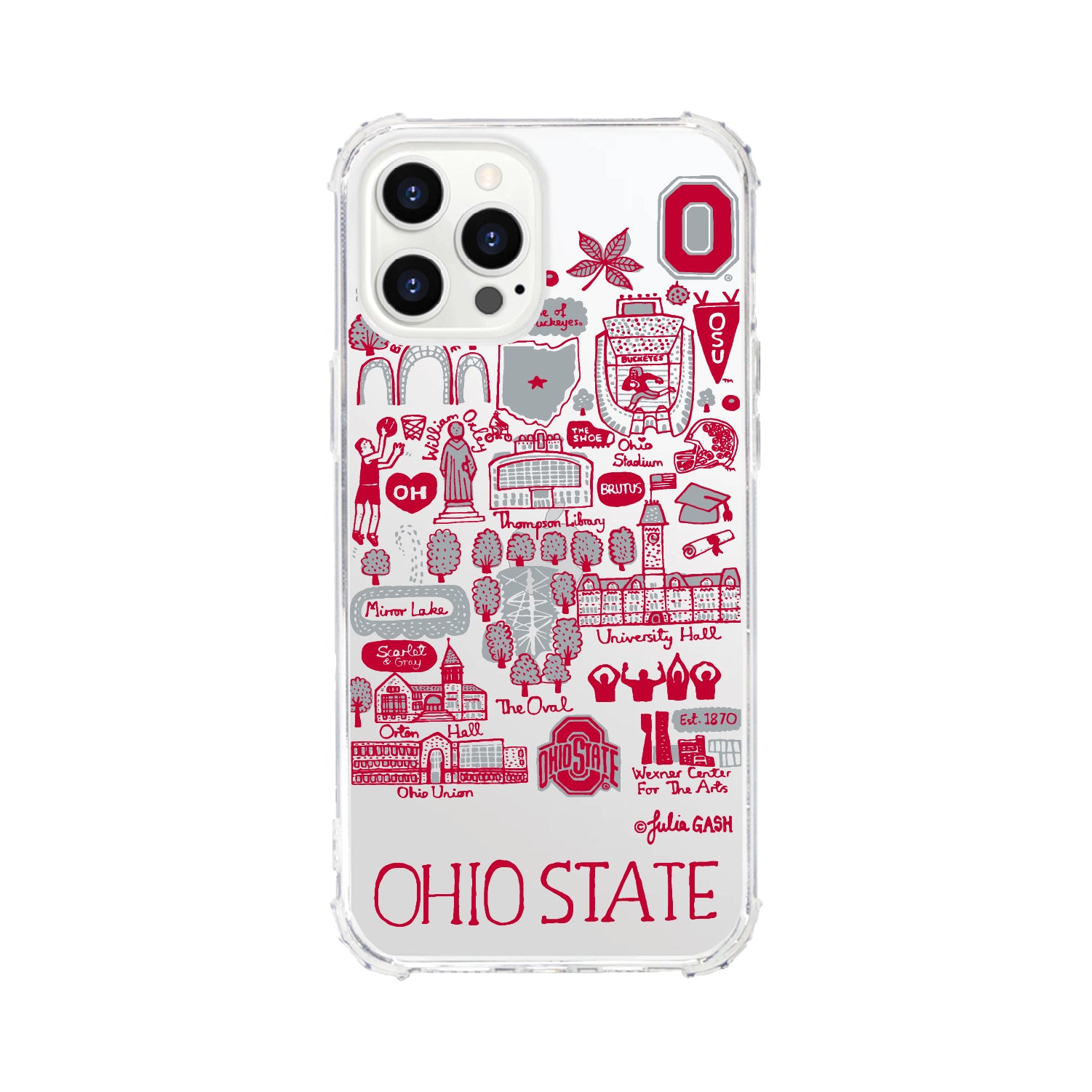 Phone Case, Tough Edge, Ohio State University