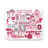 Mouse Pad, Fabric, Ohio State University