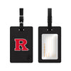 Luggage Tag, Faux Leather, Rutgers University