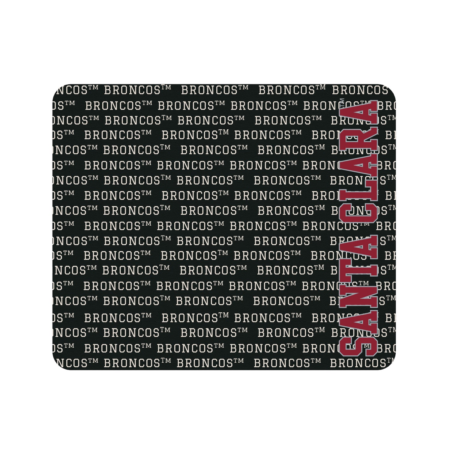 Mouse Pad, Fabric, Santa Clara University