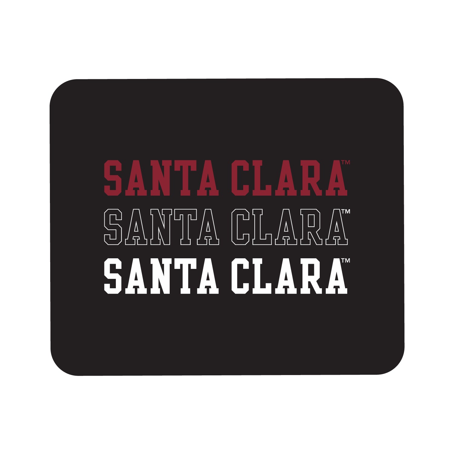 Mouse Pad, Fabric, Santa Clara University