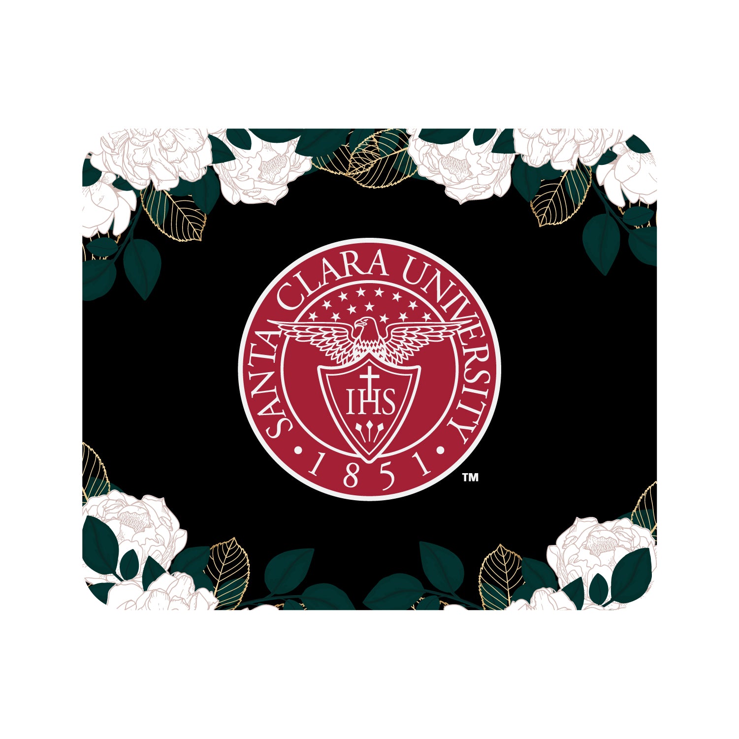 Mouse Pad, Fabric, Santa Clara University