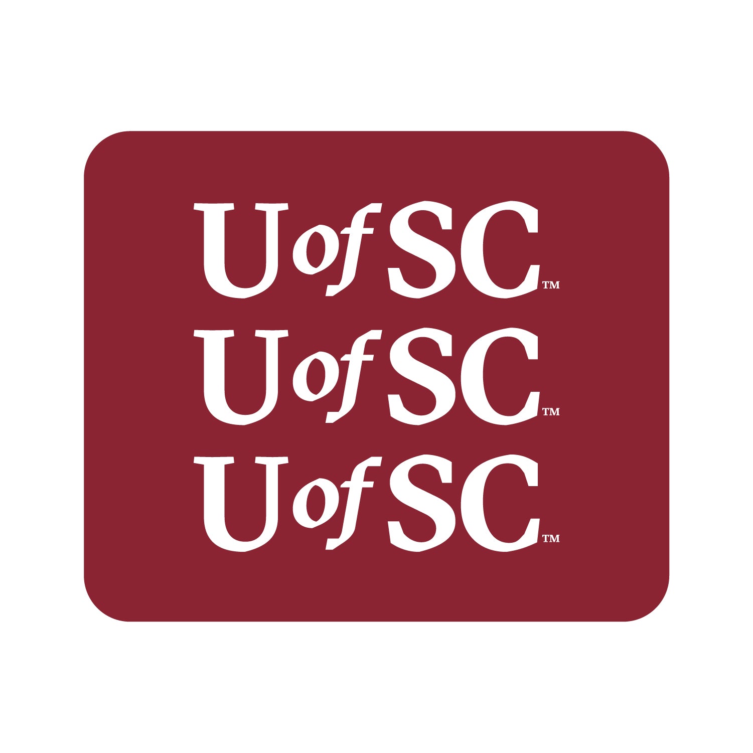 Mouse Pad, Fabric, University of South Carolina