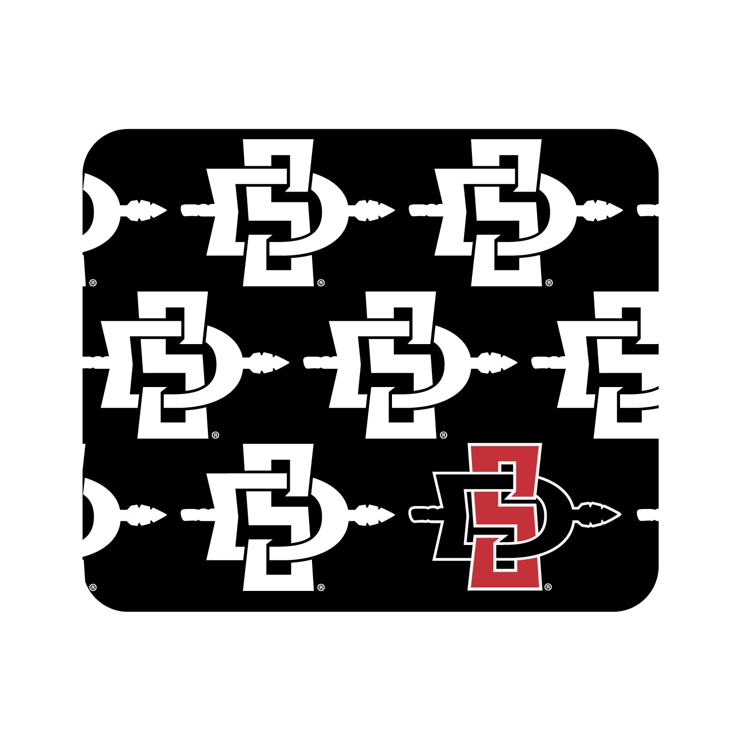 San Diego State University Fabric Mouse Pad | OTM Essentials