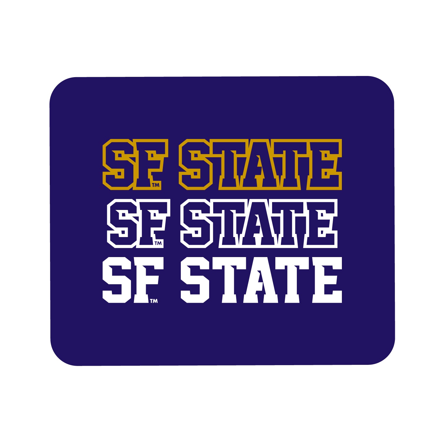 Mouse Pad, Fabric, San Francisco State University